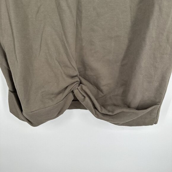 RDI Sweatshirt Tunic Twist‎ front Long Sleeve Green Size Small NWOT - Picture 2 of 4